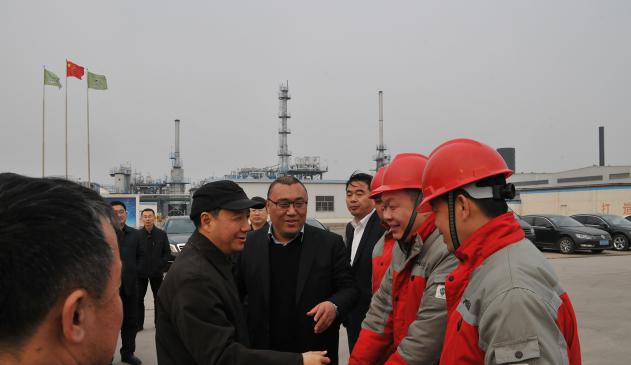 農(nóng)高區(qū)管理委員會常務副主任郭九成到集團公司視察